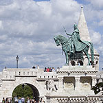 The statue of King St Stephen