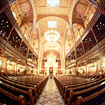 The interior of the Synagogue